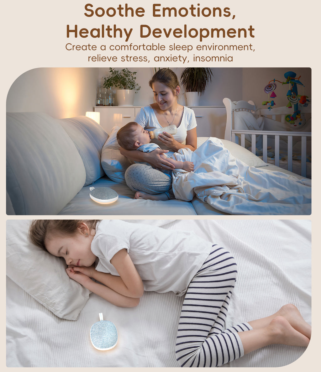 Enhanlife Portable White Noise Sound Machine - Beige